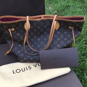 100% Authentic Louis Vuitton Monogram Neverfull